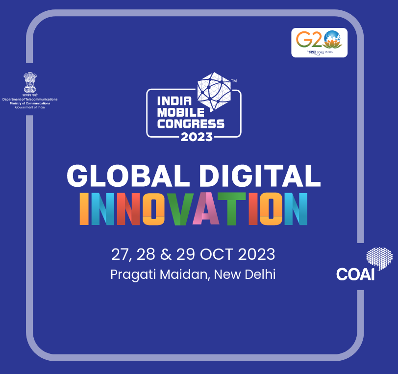 Indijski kongres mobilne telefonije 2023: "Globalne digitalne inovacije" 27.-29. 10. 2023 na Pragati Maidanu v New Delhiju